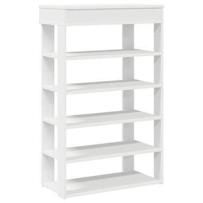 Scarpiera Bianca 60x30x98 cm in Legno Multistrato