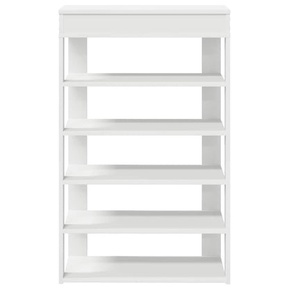 Scarpiera Bianca 60x30x98 cm in Legno Multistrato