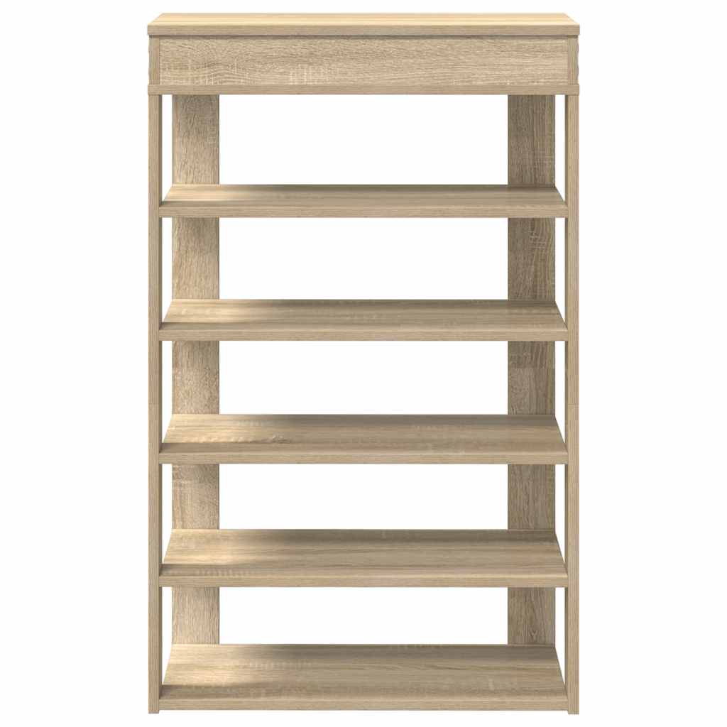 Scarpiera Rovere Sonoma 60x30x98 cm in Legno Multistrato