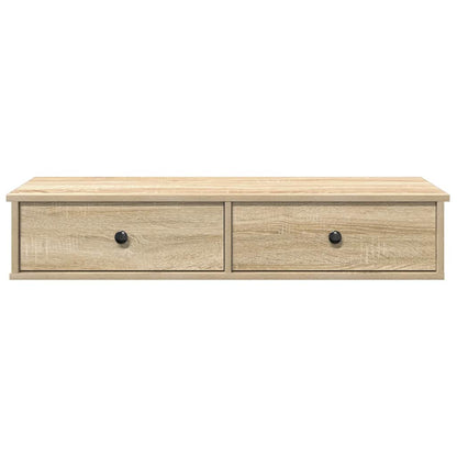 Scaffale a Parete con Cassetti Sonoma 100x37,5x19 cm Truciolato