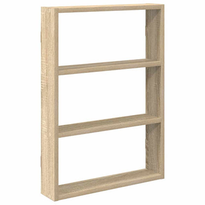 Scaffale a Parete Rovere Sonoma 43x9x60 cm in Truciolato
