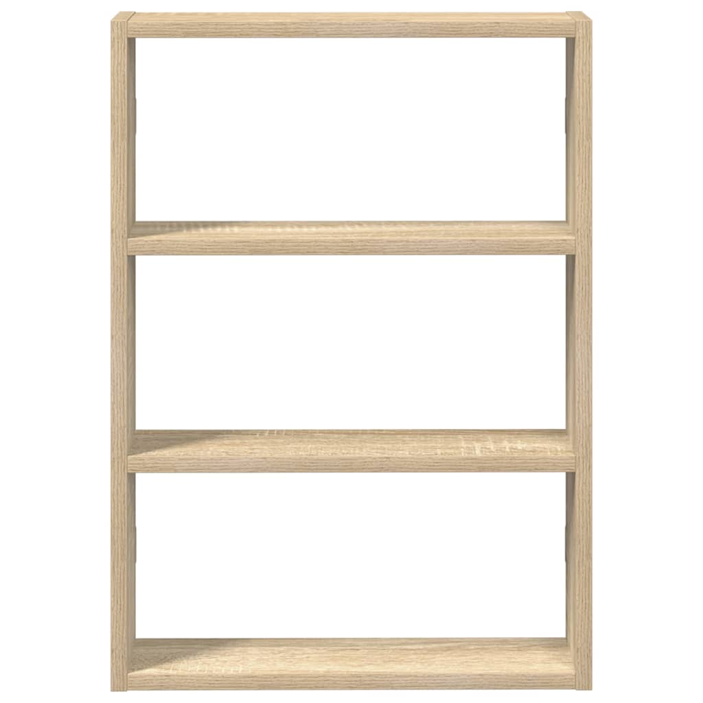 Scaffale a Parete Rovere Sonoma 43x9x60 cm in Truciolato
