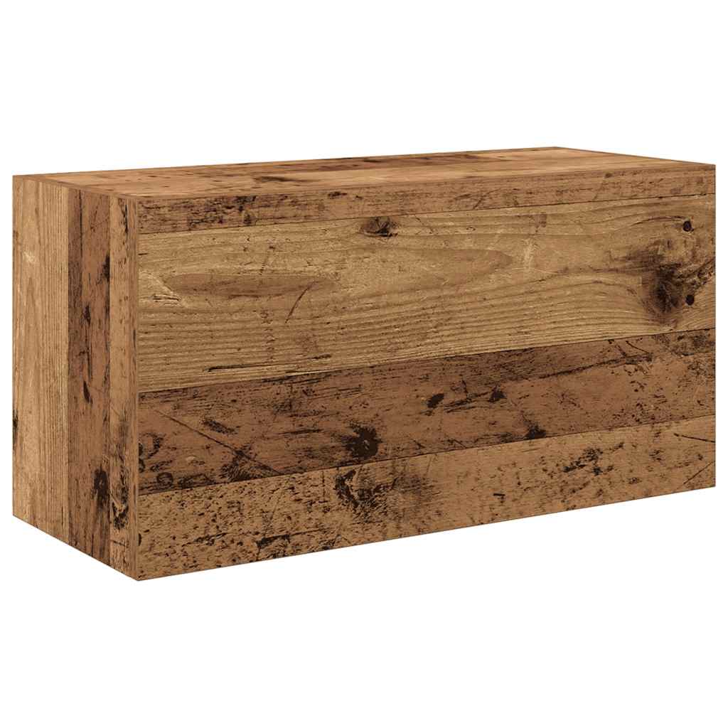 Mobile da Bagno Legno Antico 60x25x30 cm in Legno Multistrato