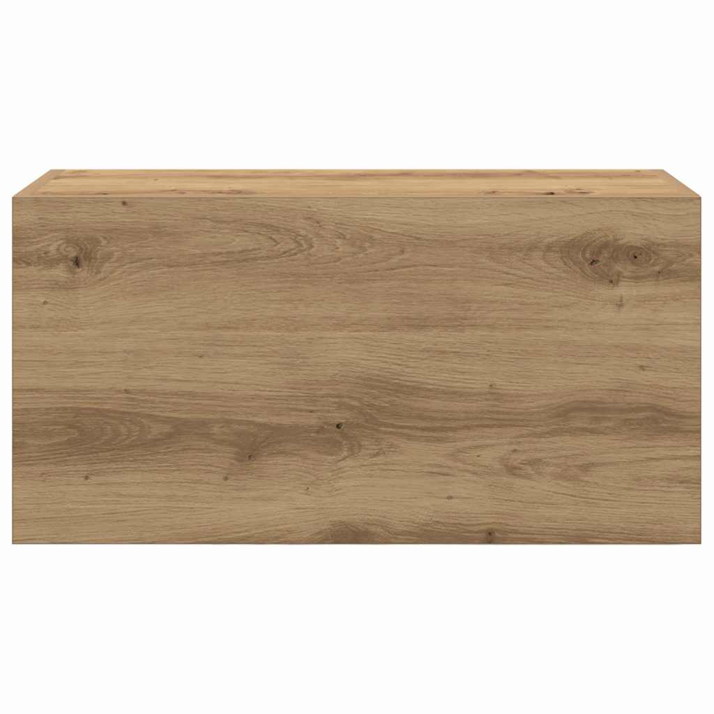 Mobiletto da Bagno Rovere Artigianale 60x25x30 cm Truciolato