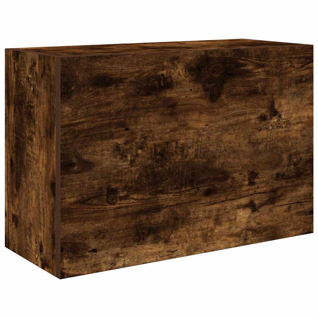 Armadietto Bagno Rovere Fumo 60x25x40 cm in Legno Multistrato