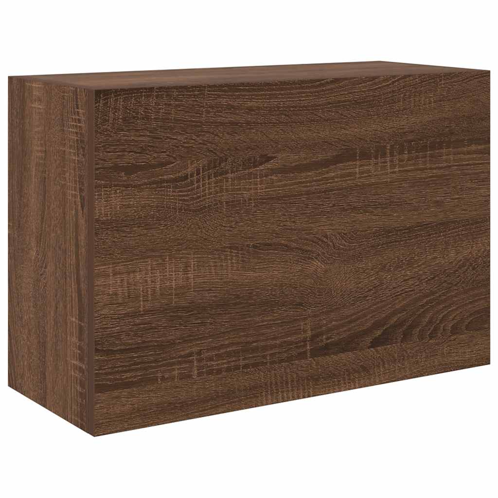Armadietto Bagno Rovere Marrone 60x25x40cm in Legno Multistrato
