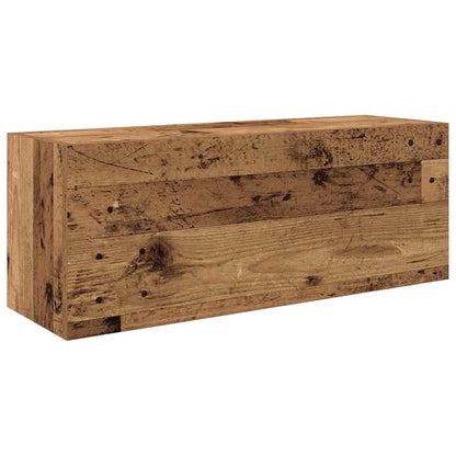 Mobile da Bagno Legno Antico 80x25x30 cm in Truciolato