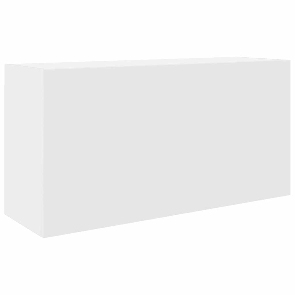 Mobile da Bagno a Parete Bianco 80x25x40 cm in Truciolato