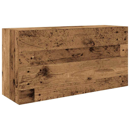 Mobile da Bagno Legno Antico 80x25x40 cm in Truciolato