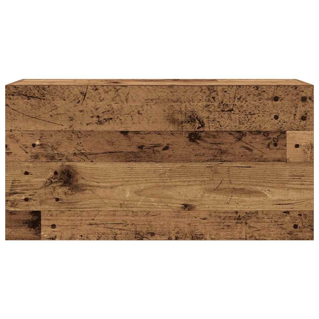 Mobile da Bagno Legno Antico 80x25x40 cm in Truciolato