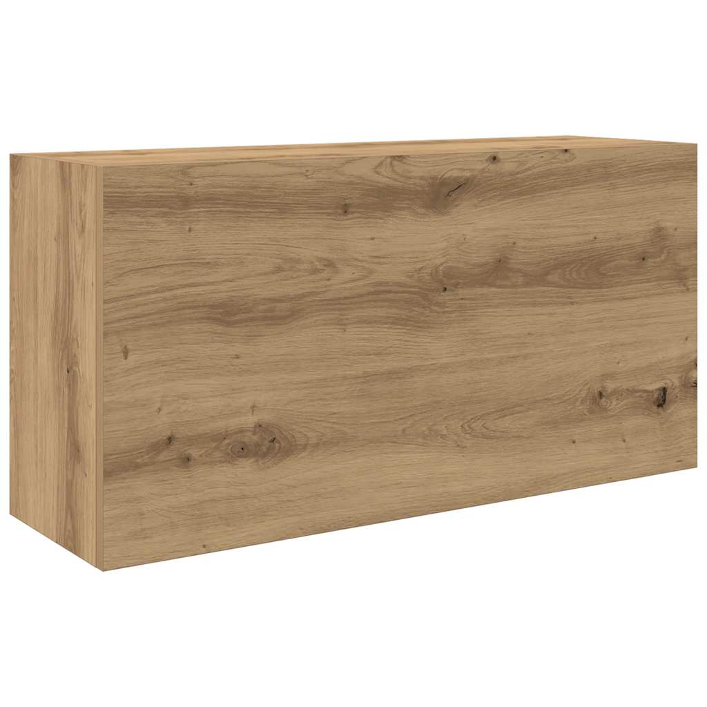 Mobiletto da Bagno Rovere Artigianale 80x25x40 cm in Truciolato
