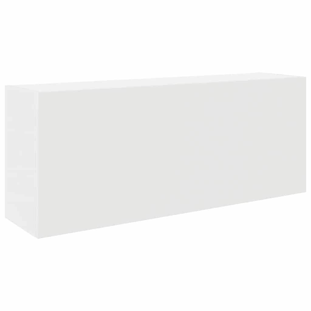 Mobile da Bagno a Parete Bianco 100x25x40 cm in Truciolato