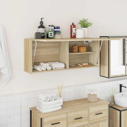Mobile da Bagno Rovere Sonoma 100x25x40 cm in Truciolato