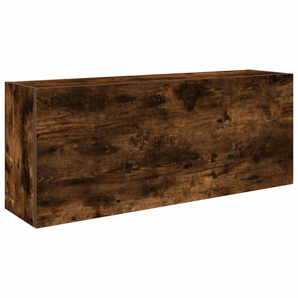 Armadietto Bagno Rovere Fumo 100x25x40 cm in Truciolato