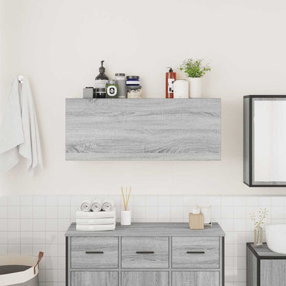 Mobile da Bagno Grigio Sonoma 100x25x40 cm in Truciolato