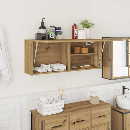 Mobiletto da Bagno Rovere Artigianale 8100x25x40 cm Truciolato