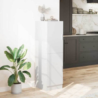 Mobile da Cucina Bianco 38x41,5x131,5 cm in Legno Multistrato