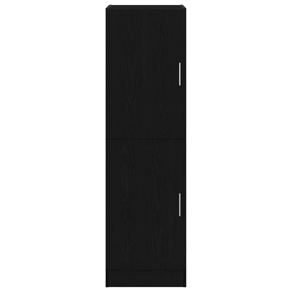 Mobile da Cucina Nero 38x41,5x131,5 cm Legno Multistrato