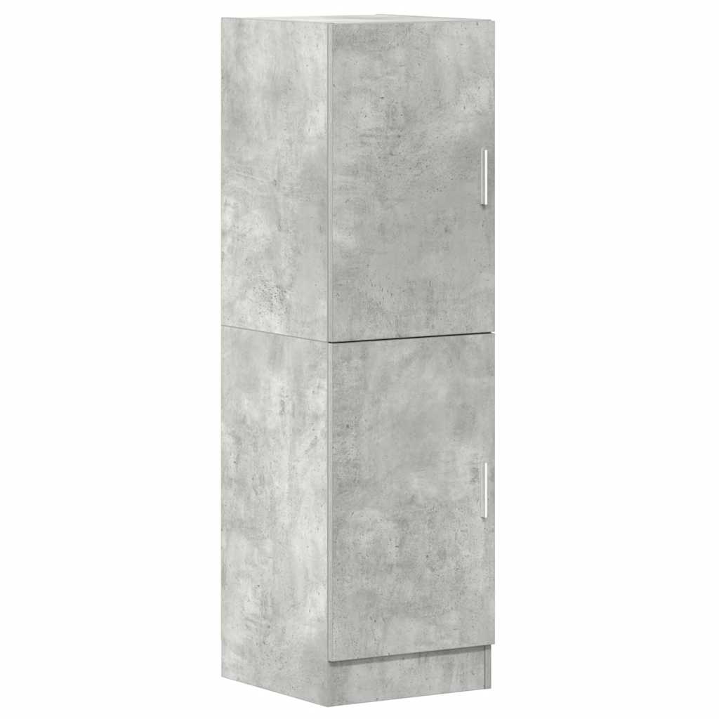 Mobile da Cucina Grigio Cemento 38x41,5x131,5 cm Legno