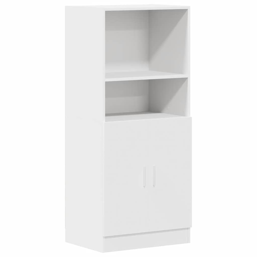 Mobile da Cucina Bianco 57x41,5x131,5 cm in Truciolato