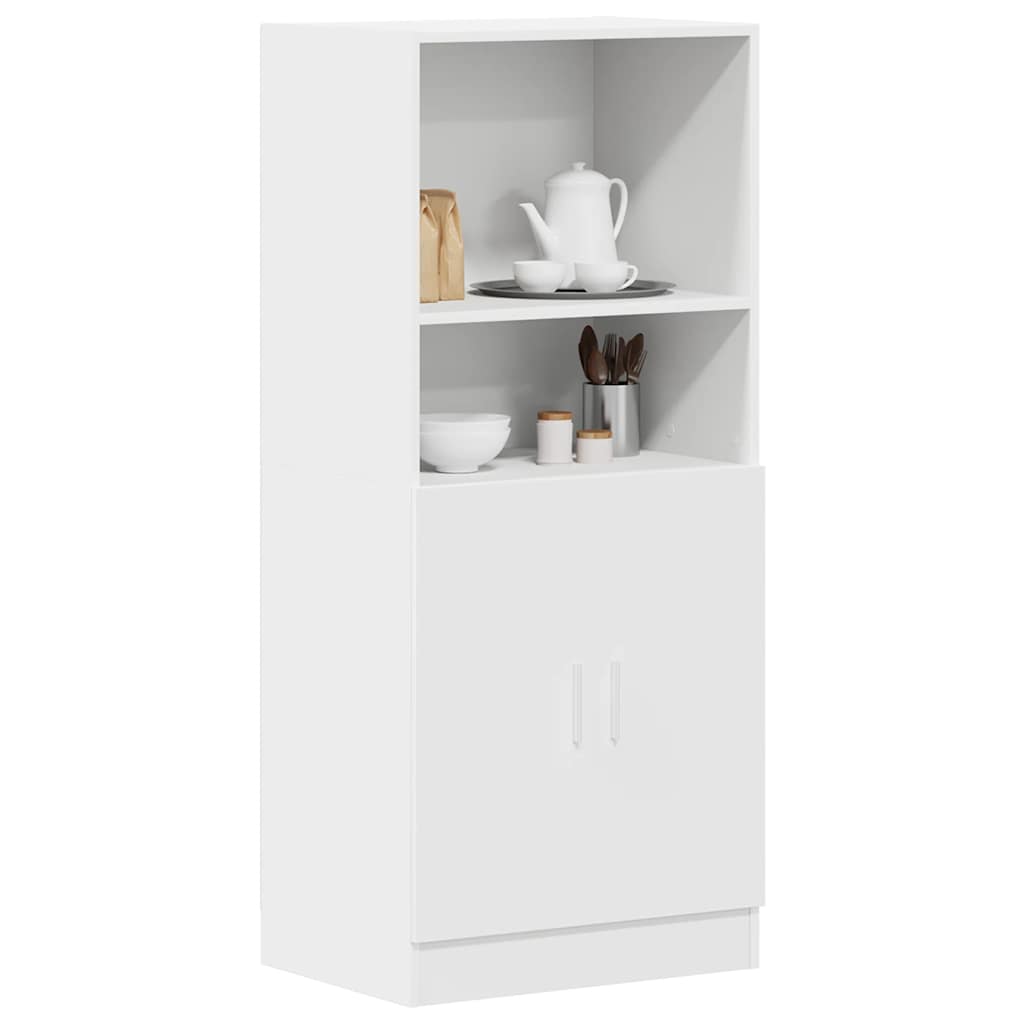 Mobile da Cucina Bianco 57x41,5x131,5 cm in Truciolato