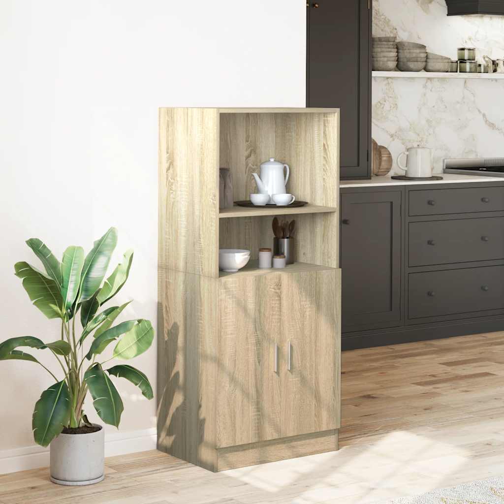 Mobile da Cucina Rovere Sonoma 57x41,5x131,5 cm in Truciolato