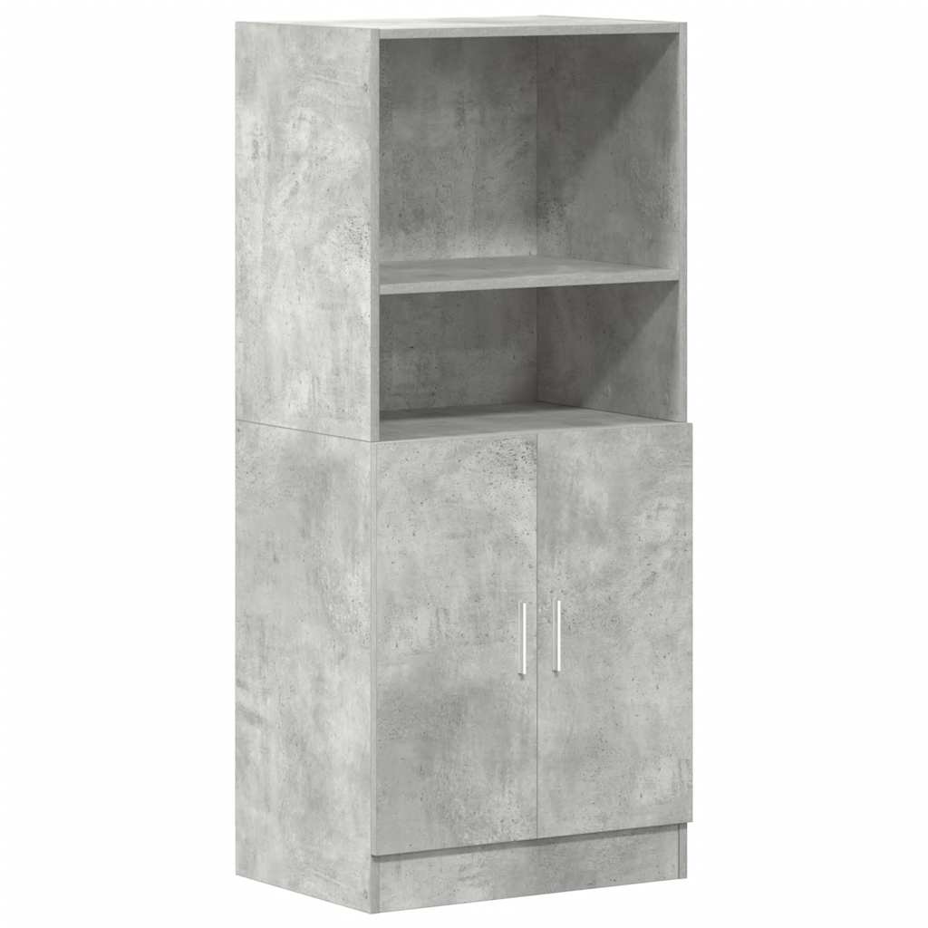 Mobile da Cucina Grigio Cemento 57x41,5x131,5 cm in Truciolato