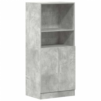 Mobile da Cucina Grigio Cemento 57x41,5x131,5 cm in Truciolato