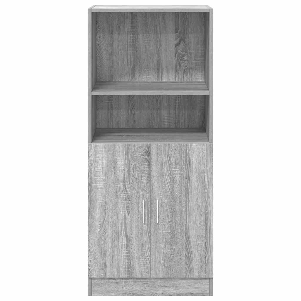 Armadietto Cucina Grigio Sonoma 57x41,5x131,5 cm in Truciolato