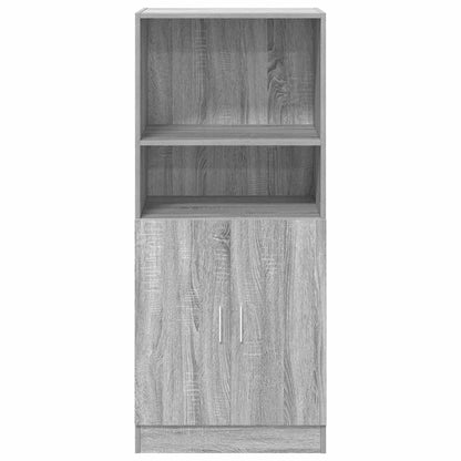 Armadietto Cucina Grigio Sonoma 57x41,5x131,5 cm in Truciolato