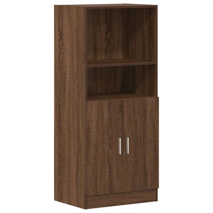 Armadietto Cucina Rovere Marrone 57x41,5x131,5 cm in Truciolato