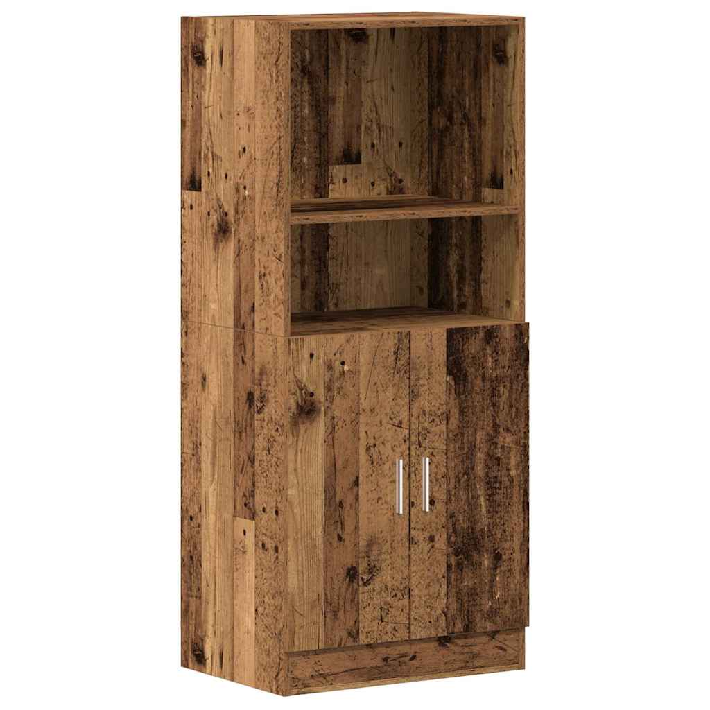 Armadietto Cucina Legno Antico 57x41,5x131,5 cm in Truciolato