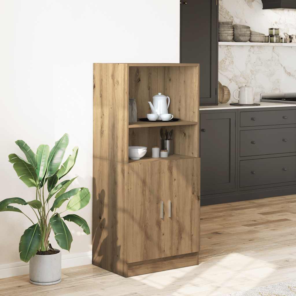 Armadietto Rovere Artigianale 57x41,5x131,5 cm in Truciolato