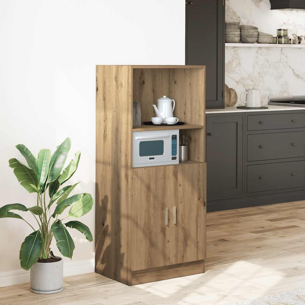 Armadietto Rovere Artigianale 57x41,5x131,5 cm in Truciolato