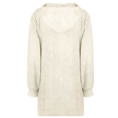 Felpa coperta KINN Crema L Cotone