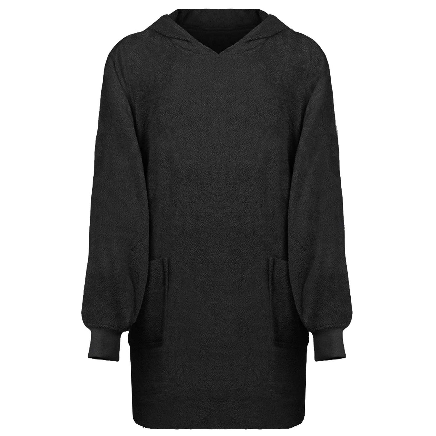 Felpa coperta KINN Nero L Cotone