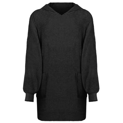 Felpa coperta KINN Nero L Cotone