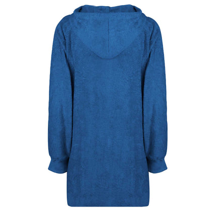 Felpa coperta KINN Navy L Cotone