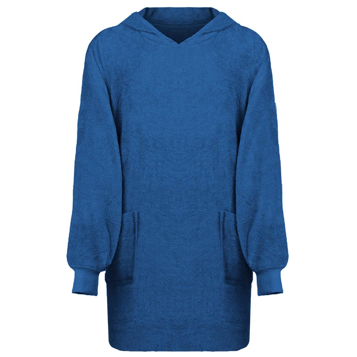 Felpa coperta KINN Navy L Cotone