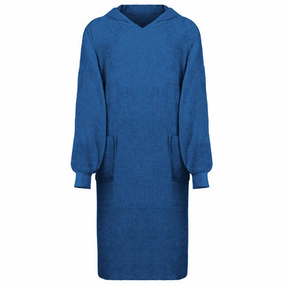 Felpa coperta KINN Navy XL Cotone