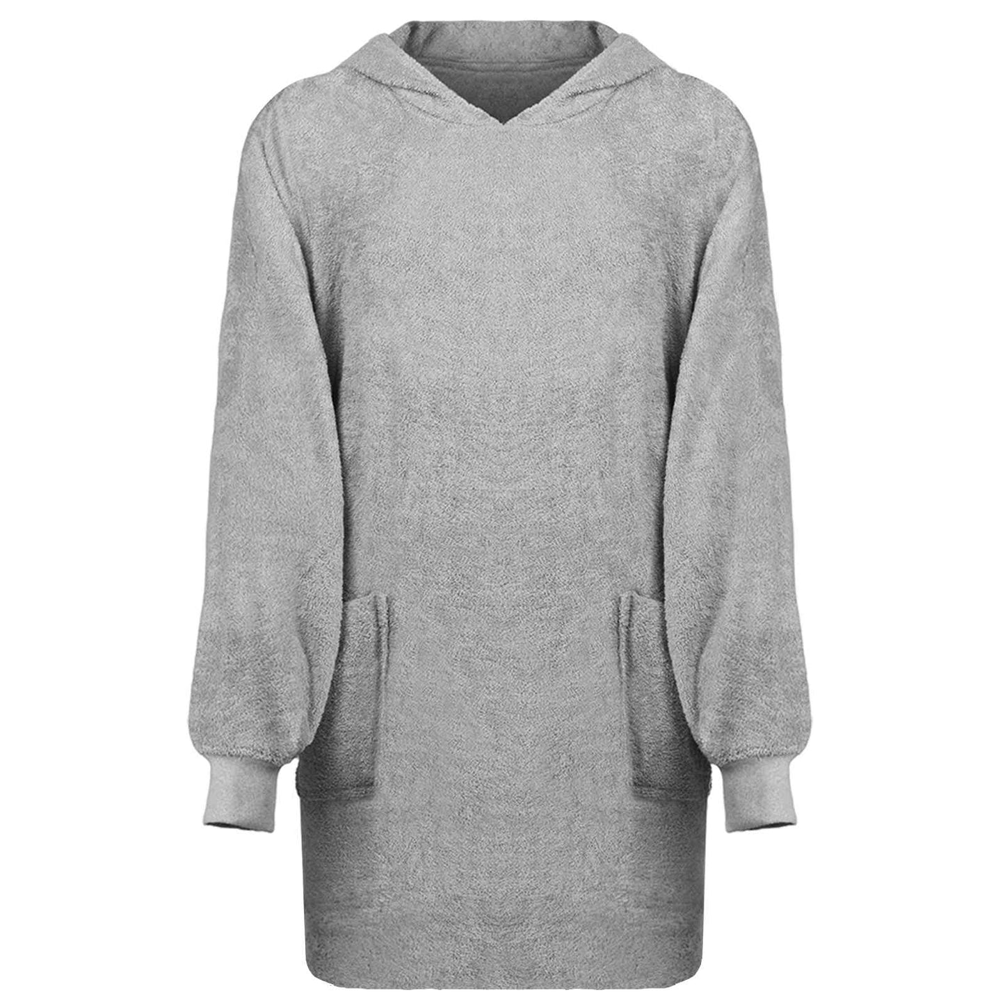 Felpa coperta KINN Grigio L Cotone