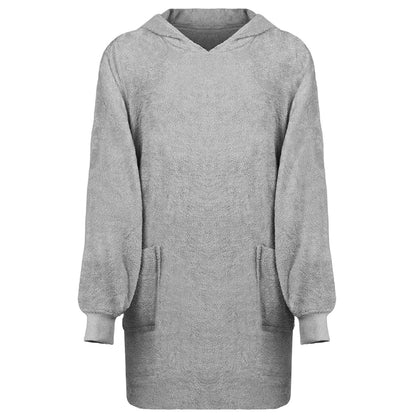 Felpa coperta KINN Grigio L Cotone