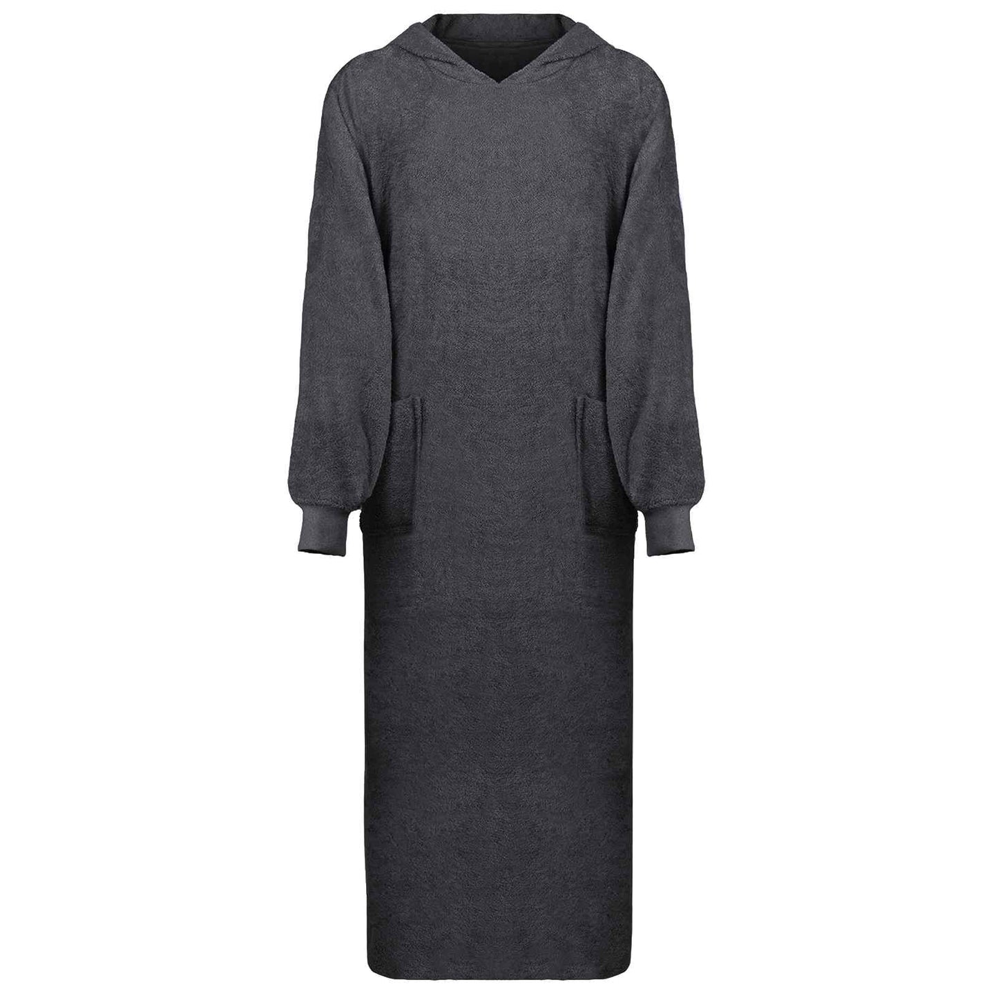 Felpa coperta KINN Antracite XXL Cotone