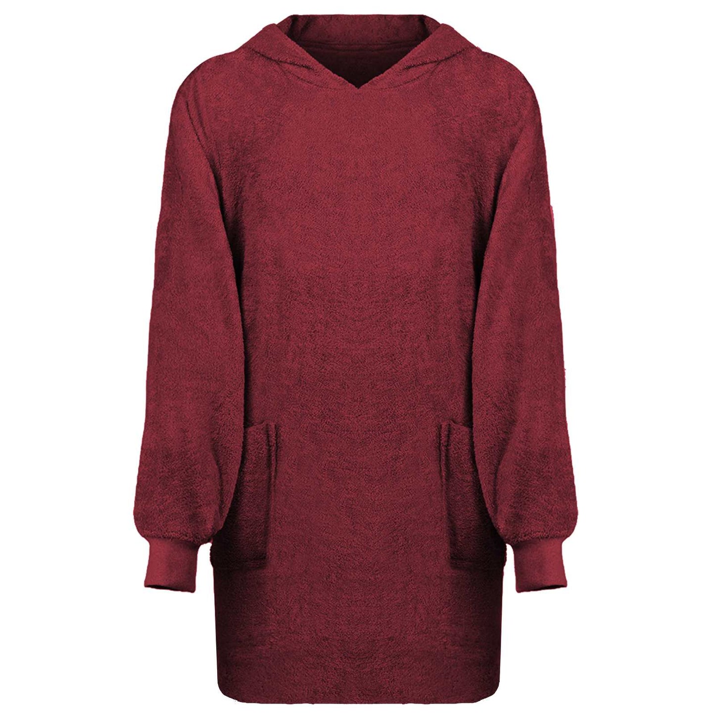 Felpa coperta KINN Rosso L Cotone