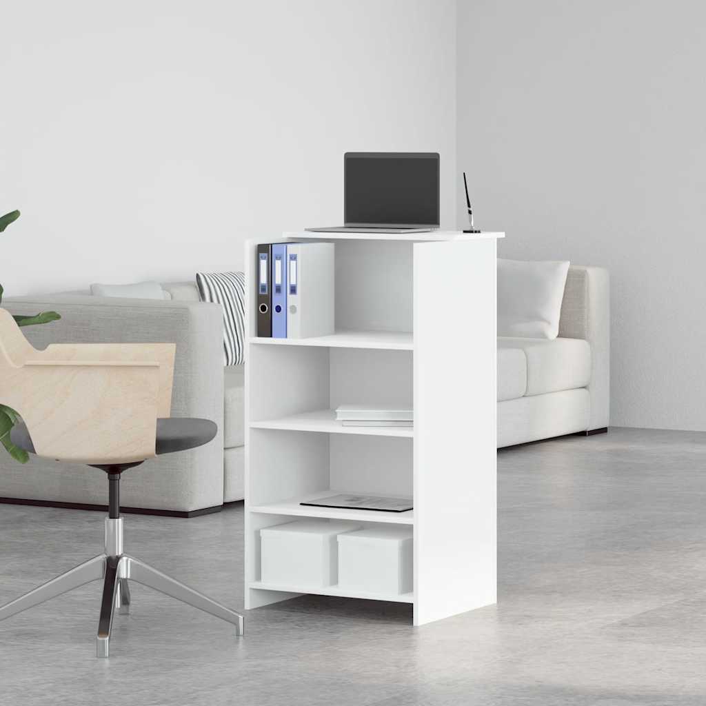 Banco Reception Bianco 55x50x103,5 cm in Legno Multistrato