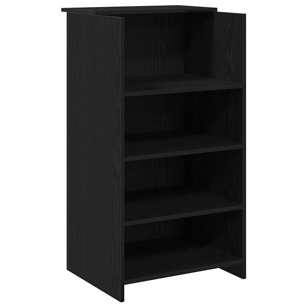 Banco Reception Nero 55x50x103,5 cm in Legno Multistrato