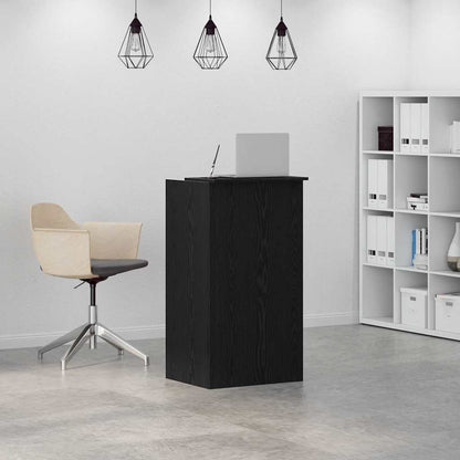 Banco Reception Nero 55x50x103,5 cm in Legno Multistrato