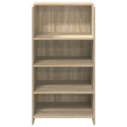 Scrivania per Reception Rovere Sonoma 55x50x103,5 cm in Legno Massello