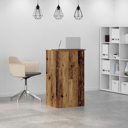 Banco Reception Legno Antico 55x50x103,5 cm Legno Multistrato