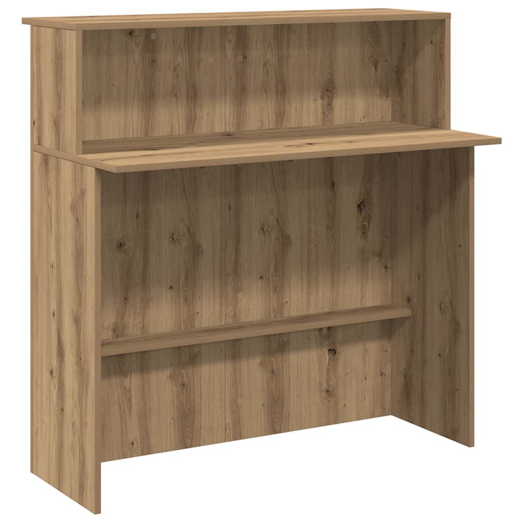 Banco Reception Rovere Artigianale 100x50x103,5cm in Truciolato